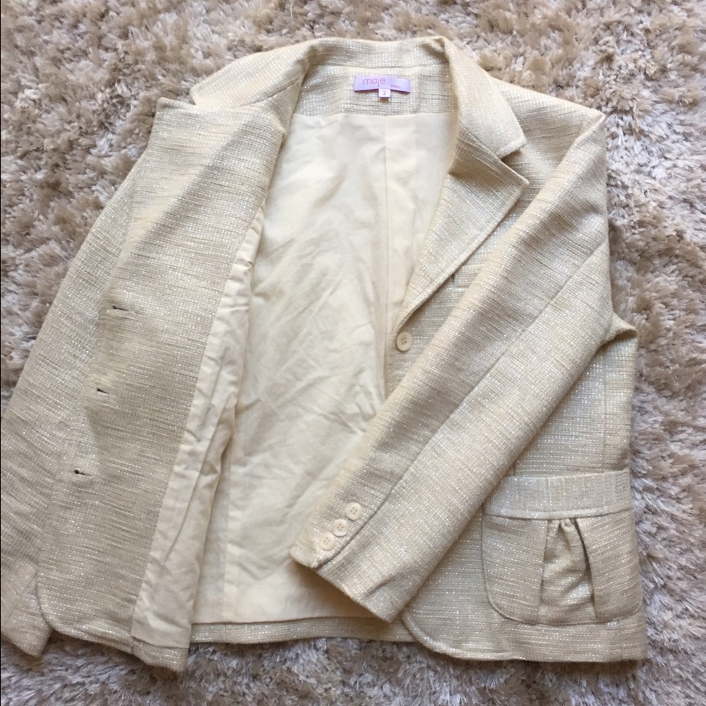 Maje Shimmer Jacket View 5